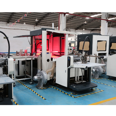 เครื่องติดกาวกล่องพับอัตโนมัติ 40 ชิ้น/นาที ขึ้นรูป 380v