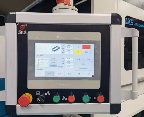 เครื่องขึ้นรูปกล่องแข็งอัจฉริยะอัตโนมัติด้วยระบบ PLC สำหรับกล่องของขวัญบรรจุภัณฑ์กระดาษแข็ง