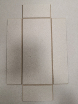 อัตโนมัติเต็มแบบแบบสองทิศทาง Hard Board Grooving กล่องกระดาษกล่อง V