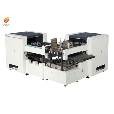 LS-G5 Automatic Setting Dual-Direction Grooving Machine for Cardboard - 2+2 Slots, Auto Turning, 50-150 pcs/min