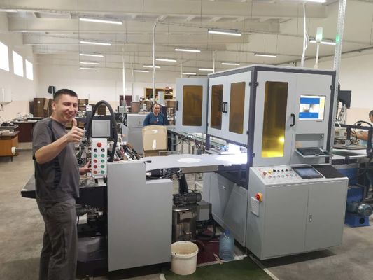 เครื่องทำปกแข็งกล่องมัลติฟังก์ชั่น 20-36 ชิ้น/นาที 2121kg