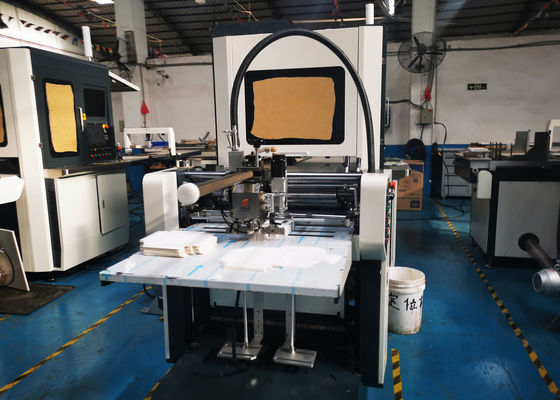 L135XW100mm 1856kg Mobile Box Making Machine เวลาตั้งค่าสั้น
