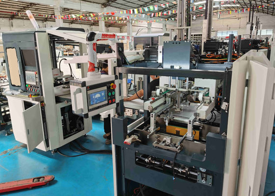 เครื่องทำกล่องของขวัญ 40 ชิ้น / นาที L120XW70mm Positioning Gluing