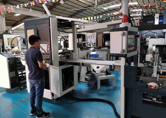 L80XW70mm เครื่องผลิตกล่องบรรจุภัณฑ์ 15 ชิ้น / นาที Smart High Speed